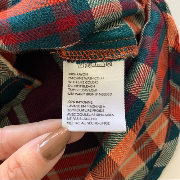 Via Penny Lane Reworked Apparel | Margaritaville Graphic Button Up Flannel Shirt - Picture 9 of 9